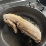 感謝祭り赤字企画バーベキュー！おもいのフライパンで角煮🍖